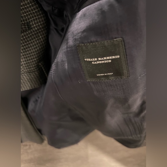 Hugo Boss size 36R wool gray check suit (30/30 pants but can be tailored) - Picture 4 of 5